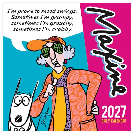 2027 Maxine Daily Desktop Calendar